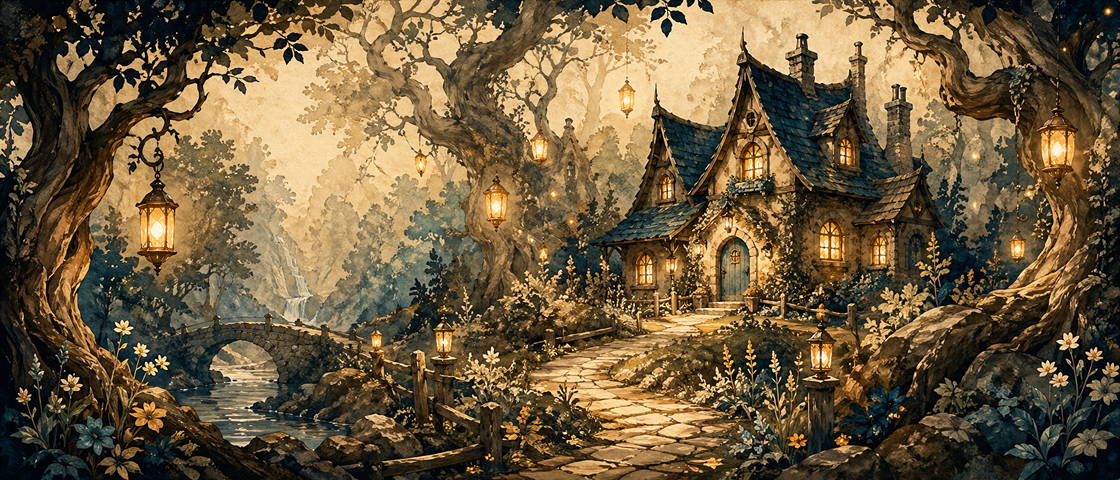 Illustrated cover art for the Märchen Geschichten collection