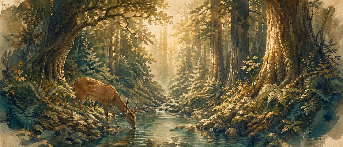 Illustrated cover art for the Nature Stories collection